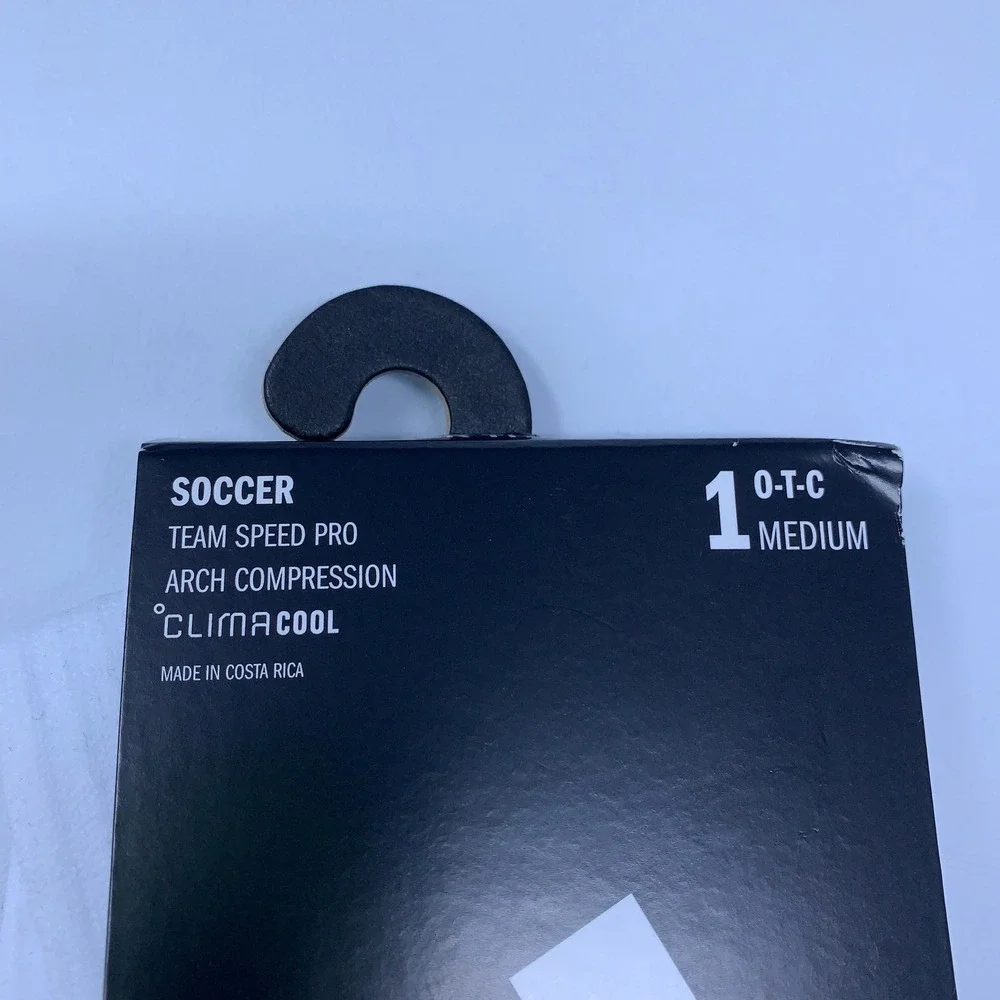 Adidas Unisex Medium White Team Speed Pro Climacool OTC Soccer Socks 5157954C